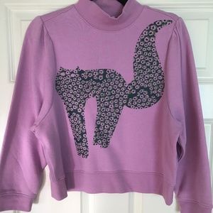 Kate Spade Flair flora cat pullover